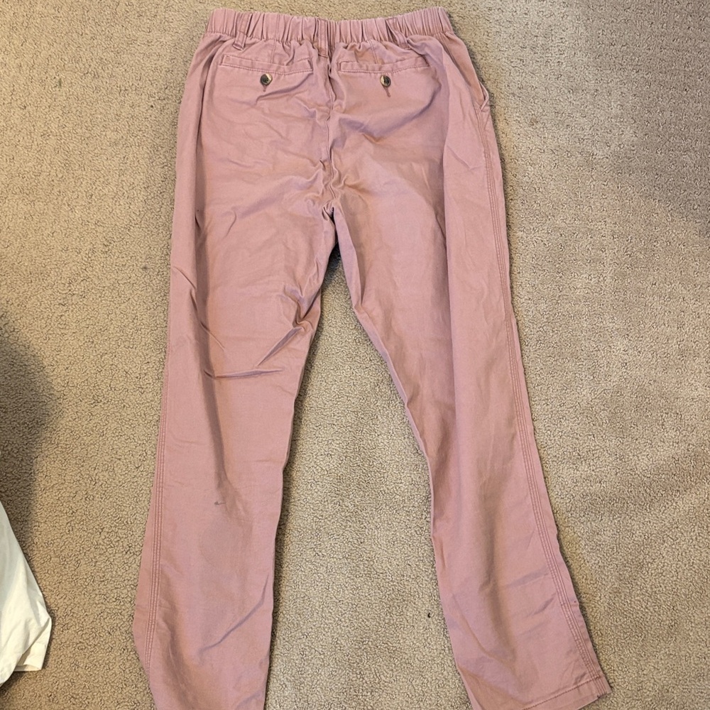 Old Navy Dusty Mauve Elastic Waist Pants - Picture 8 of 8